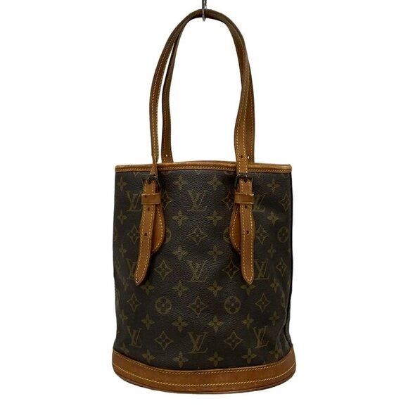 Auth LOUIS VUITTON Petit Bucket M42238 Monogram - 874VI Shoulder Bag - Picture 1 of 12